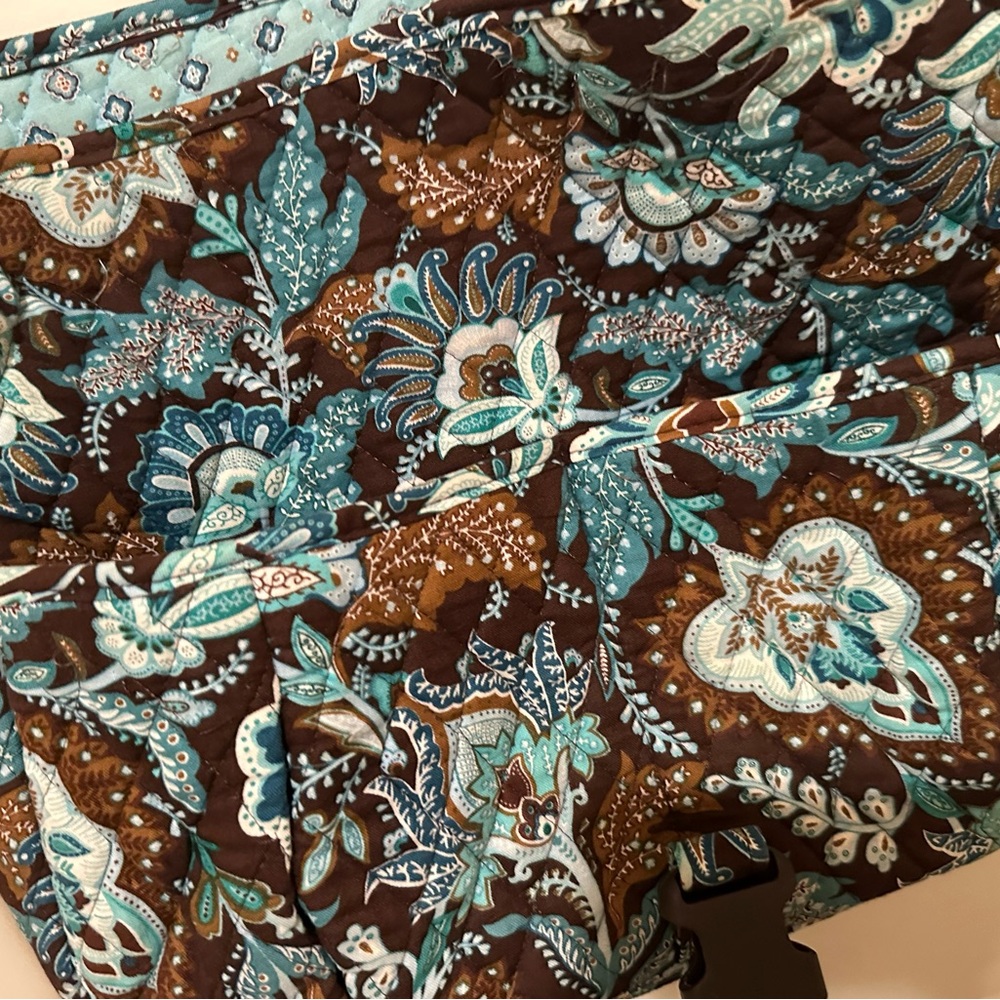 Vera Bradley Java Blue Computer Messenger Bag - image 8